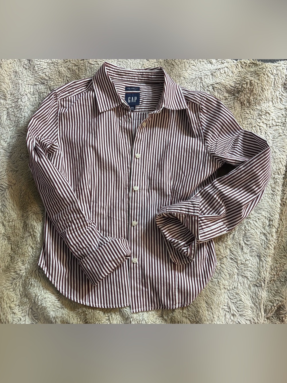 Gap 100% cotton striped button down